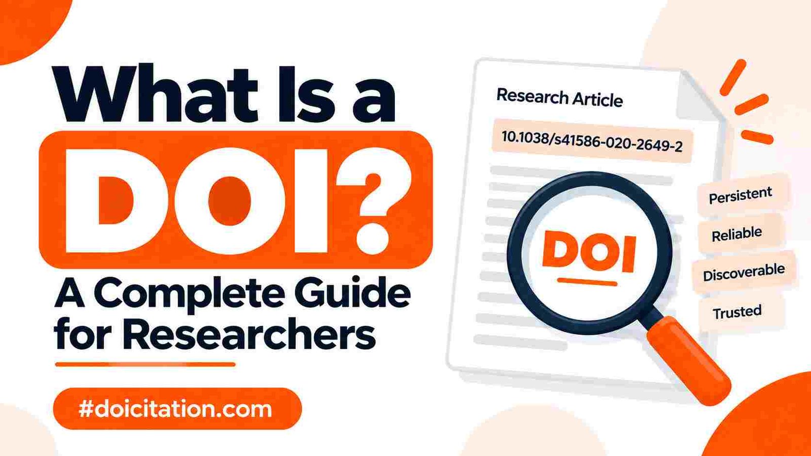 What Is a DOI? A Complete Guide for Researchers